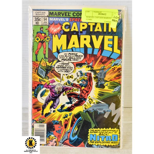 MARVEL CAPTAIN MARVEL #54 COMIC