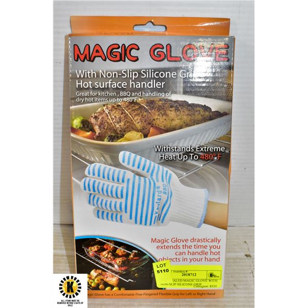 NEW SEALED MAGIC GLOVE WITH NON-SLIP SILICONE GRIP