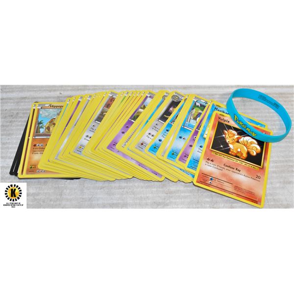 LOT OF 53 POKEMON CARDS INCLUDES ONE RARE