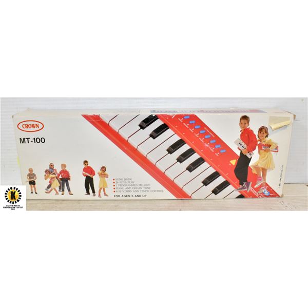 CROWN MT-100 ELECTRIC ORGAN