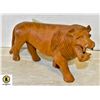 Image 1 : CARVED WOODEN LION
