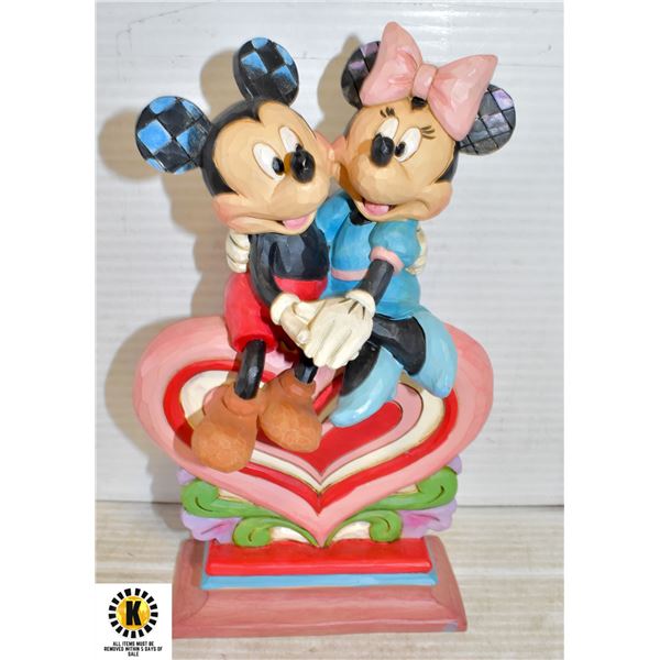 JIM SHORE - MICKEY AND MINNIE LOVE STATUE
