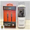 SONY EAR BUDS PLUS AUX CABLE