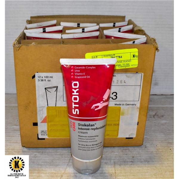 12 TUBES OF INTENSE HAND CONDITIONER 100ML/TUBE