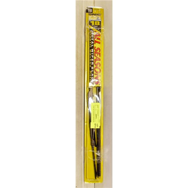 2 18" ALL SEASON WIPER BLADES