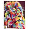 Image 1 : DIY PAINT BY NUMBERS 50X40 ABSTRACT LION