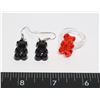 Image 1 : NEW "BLACK CHERRY" PLASTIC GUMMY BEAR (RED)