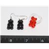 NEW "BLACK CHERRY" PLASTIC GUMMY BEAR (RED)