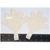 NEW 2PC HAND SHAPED PLASTIC WRAP HOLDERS