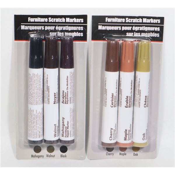 NEW FURNITURE SCRATCH MARKERS. CHERRY, MAPLE, OAK