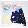 Image 1 : 3 NEW CLEANING CLOTHS, RAINBOWS, STARS AND HEARTS