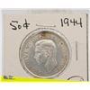 Image 2 : 1944 CANADIAN SILVER HALF DOLLAR