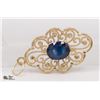 Image 1 : BZ1140-3 14K SAPPHIRE PENDANT