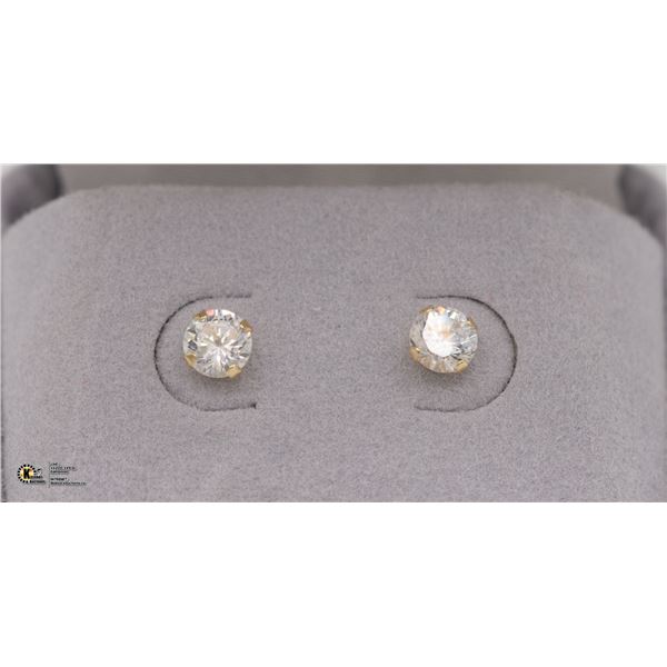 BZ1140-35 14K CZ EARRINGS