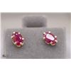 Image 1 : BZ1140-23 10K RUBY EARRINGS
