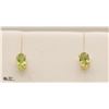 Image 1 : BZ1140-43 10K PERIDOT EARRINGS