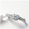 Image 1 : BZ957-45 14K MOISSANITE DIAMOND RING