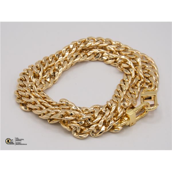 LONG GOLD PLATED MENS CHAIN