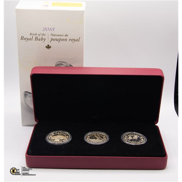 RCM 2013 $20 3-COIN SET: BIRTH OF THE ROYAL INFANT