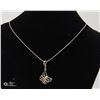 Image 1 : BZ1140-22 SILVER CZ 16" NECKLACE