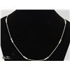 BZ1140-38 SILVER 16" NECKLACE