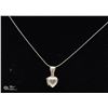 Image 1 : BZ1140-24 SILVER LOCKET 16" 5G NECKLACE