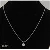 BZ1140-34 SILVER CZ 16" NECKLACE