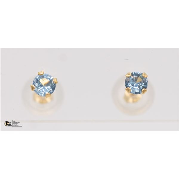 BZ1140-14 14K GENUINE GEMSTONE EARRINGS