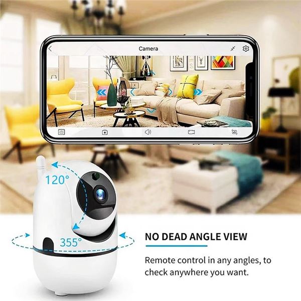 NEW 1080P WIRELESS PANARAMIC VIEW BABY/SECURITY