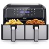 NEW INNSKY 8L DOUBE AIR FRYER AFUS8PD