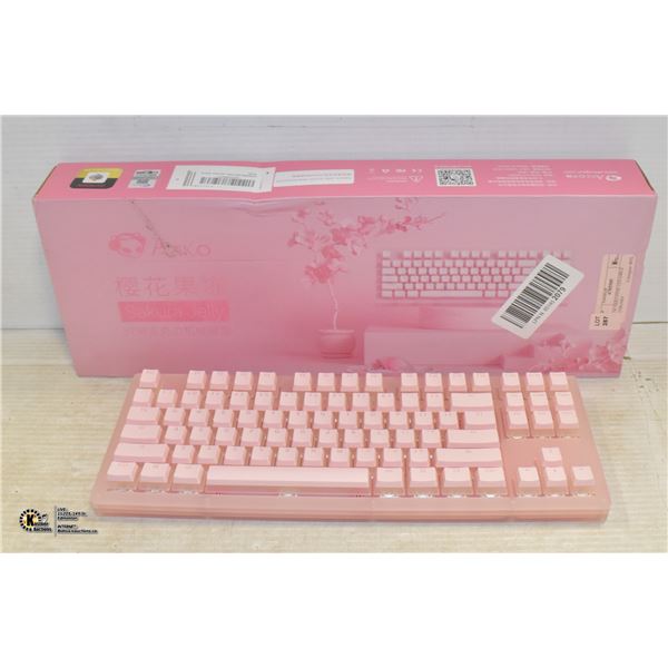 NEW AKKO PINK LED GIRLS KEYBOARD