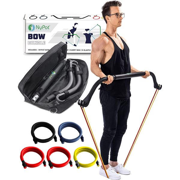 NEW NYPOT FULL BODY WORKOUT PORTABLE HOME GYM BOW