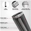 Image 2 : NEW REPACKED SMART TEMPERATURE CONTROL TRAVEL MUG