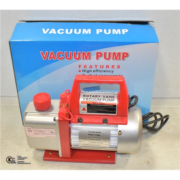 NEW ROTARY VANE VACUUM PUMP