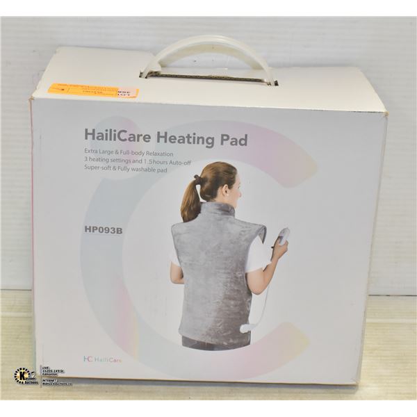 REPACKED HAILICARE BACK/SHOULDER/NECK HEATING PAD