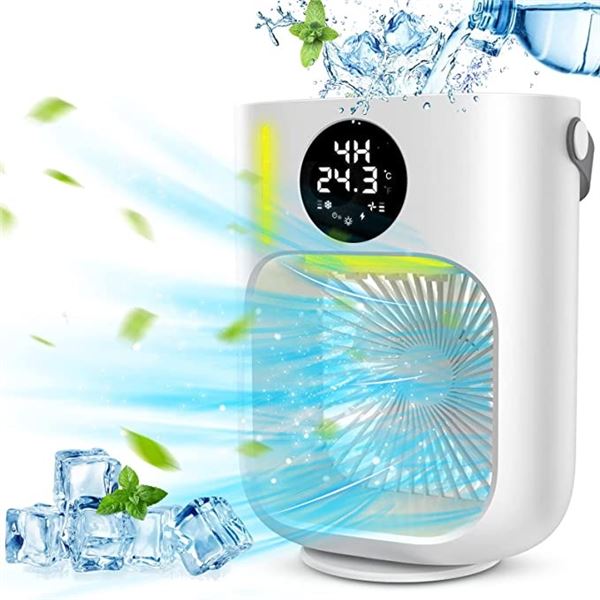 NEW REPACKED PERSONAL AIR COOLER FAN WITH 900ML