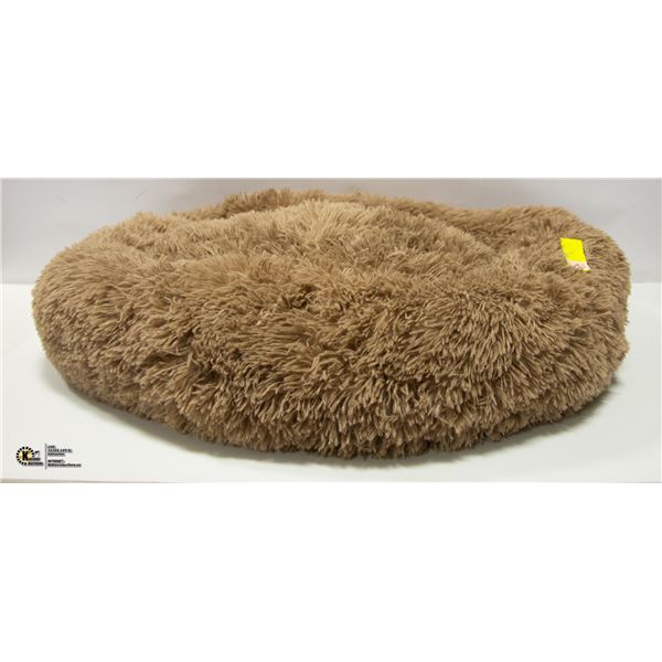 NEW FAUX FUR PET BED  ( CIRCULAR )