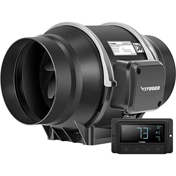 NEW VIVOSUN 6" VENTILATION FAN WITH SMART CONTROL