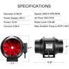 Image 2 : NEW VIVOSUN 6" INLINE TUBE FAN 390CFM W/CONTROLLER