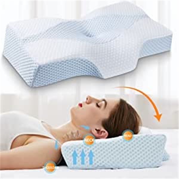 NEW REPACKED MKICESKY CONTOUR MEMORY FOAM PILLOW