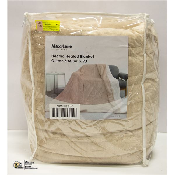 NEW MAXKARE ELECTRIC HEATED BLANKET QUEEN SIZE