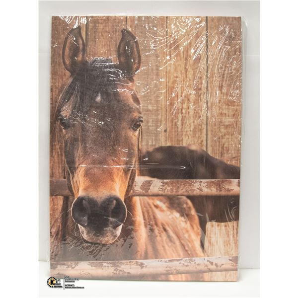 NEW HORSE WALL DECOR 20" X 28"