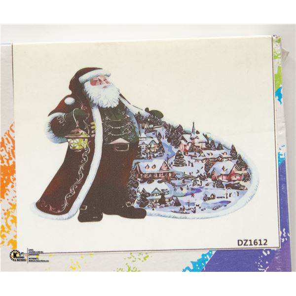 NEW DIY PAINT BY NUMBERS KIT SANTA VILLAGE