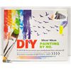 Image 2 : NEW DIY PAINT BY NUMBERS KIT SANTA VILLAGE