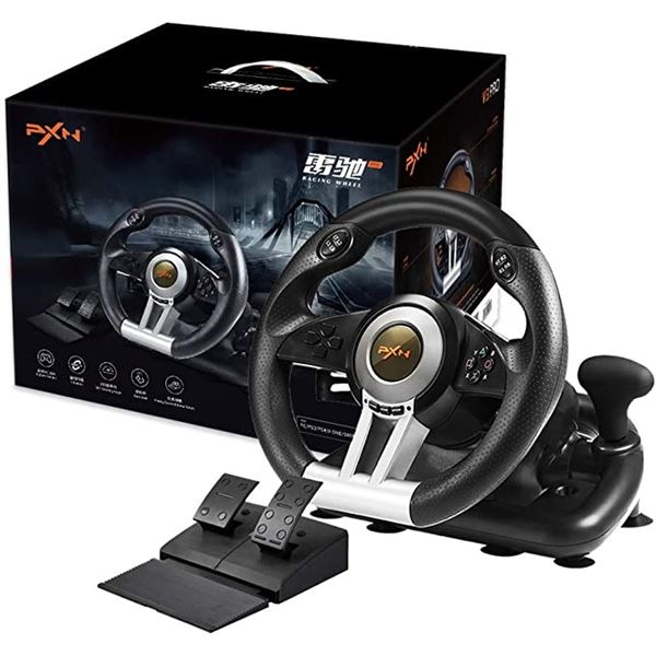 PXN V3 PRO RACING WHEEL AND PEDALS - WORKS WITH