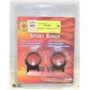 Image 1 : 1 SET BURRIS 1 INCH MEDIUM SCOPE RINGS