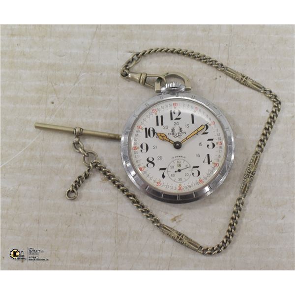 CHEVRON POCKET WATCH