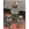 Image 1 : SET OF 3 LANTERNS 29" X17"