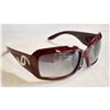 6 PAIRS OF BURGUNDY D & G REPLICA SUNGLASSES