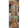 Image 1 : 1 OAK SHOWCASE CURIO CABINET 27" X 15" X 73"